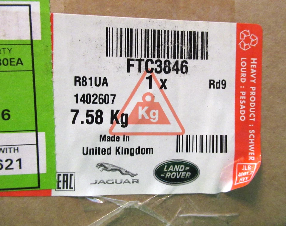 Land Rover Defender 1987-2006 FTC3846 Solid Brake Discs Genuine Set of x2 - Image 2 of 4