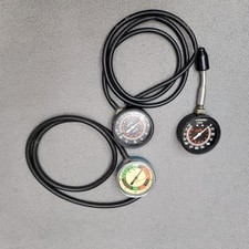 Vintage Assorted Gauges. Some Vacuum Compression And Pressure Lot Of 3-untested