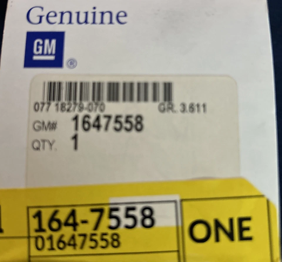 GENUINE GM 1647558 EXHAUST MANIFOLD REAR PIPE CROSSOVER  1993-2011 SEE FIT LIST - Image 3 of 3