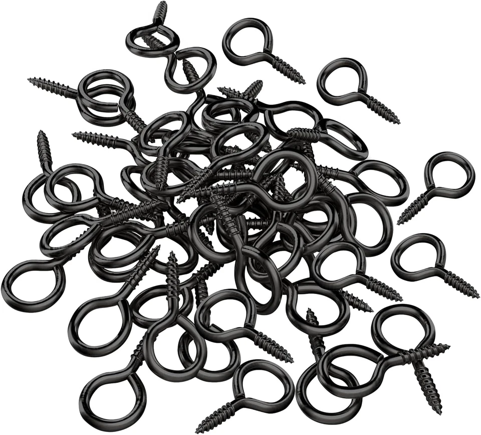 Mini ganchos de pasadores de ojo de tornillo de metal de 1 pulgada para hacer joyas, artes y manualidades hágalo usted mismo Foto 2 de 4