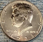 2023-P Kennedy Half Dollar Uncirculated Brilliant Coin. MS BU Condition