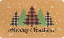 Christmas Welcome Doormat Outdoor Anti Slip Door Mat for Winter Xmas Decor