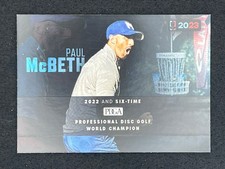 2023 Paul McBeth 2022 Six-Time Disc Golf Trading Card
