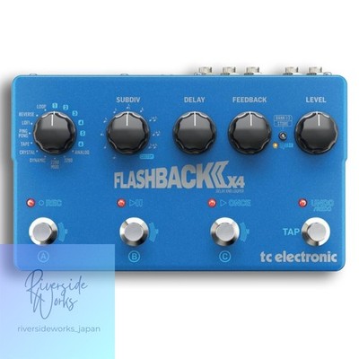 tc electronic FLASHBACK2 X4 Delay Pedal Gitarreneffekte