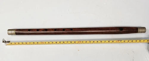 Antique Possible Rosewood Civil War Era 14 3/4" Fife Flute 6 Hole CT Estate Nice