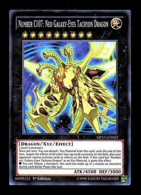 2015 Mega-Tins Mega Pack #MP15-EN023 Number C107: Neo Galaxy-Eyes Tachyon Dragon