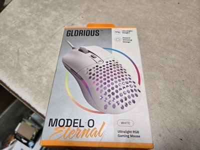 Glorious Model O Eternal Ultralight RGB Wired Gaming Mouse 12000 DPI Max - White