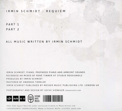 IRMIN SCHMIDT REQUIEM NEW CD