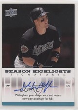 2008 Upper Deck Season Highlights Signatures Josh Willingham #SHS-JW Auto 5ox