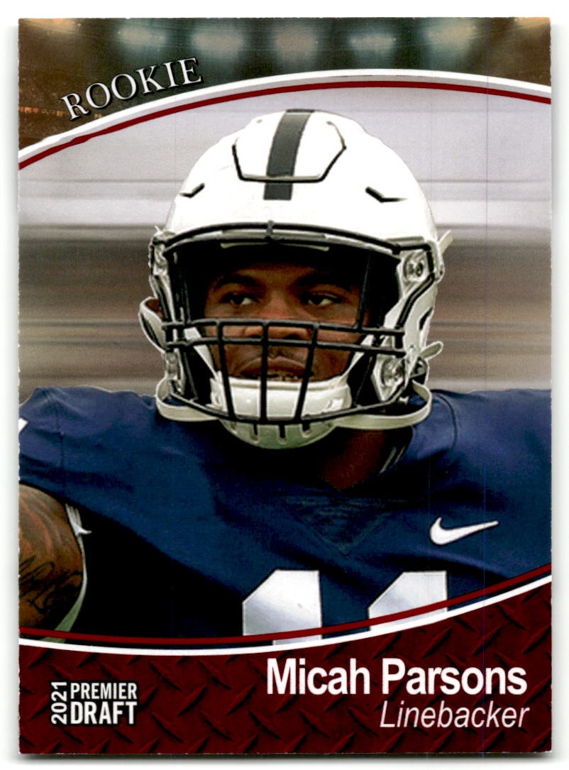 2021 SAGE Premier Draft #10 Micah Parsons Red Penn State Nittany Lions