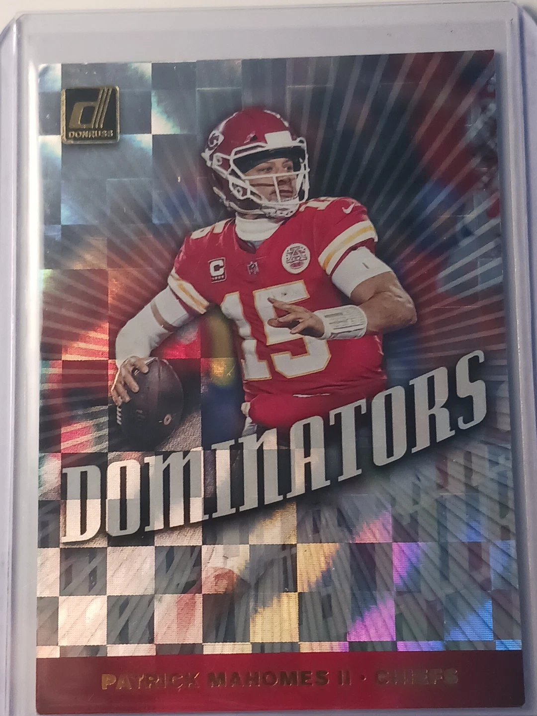 Patrick Mahomes trading card