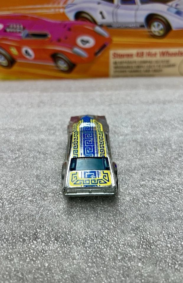 Hot Wheels  Mighty Maverick 1969  RARE BLACKWALLS! Super Chrome - Made Hong Kong - Image 2 of 4