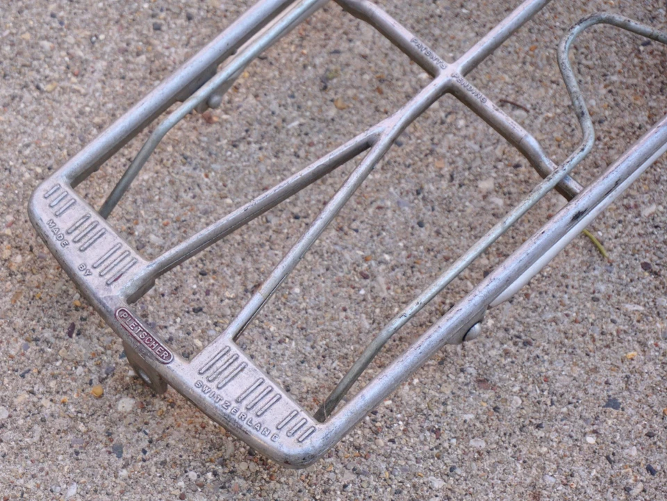 Portaequipajes trasero Pletscher modelo C vintage bicicleta de carretera turismo cercanías carga Foto 4 de 4