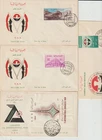 U.A.R. / EGYPT  - 4 DIFFERENT 1960 FIRST DAY COVERS