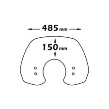 Isotta smokes light windscreen Piaggio Vespa GT 200 2003-2006