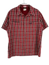 Jack Wolfskin Check Shirt Casual Formal Men Size M