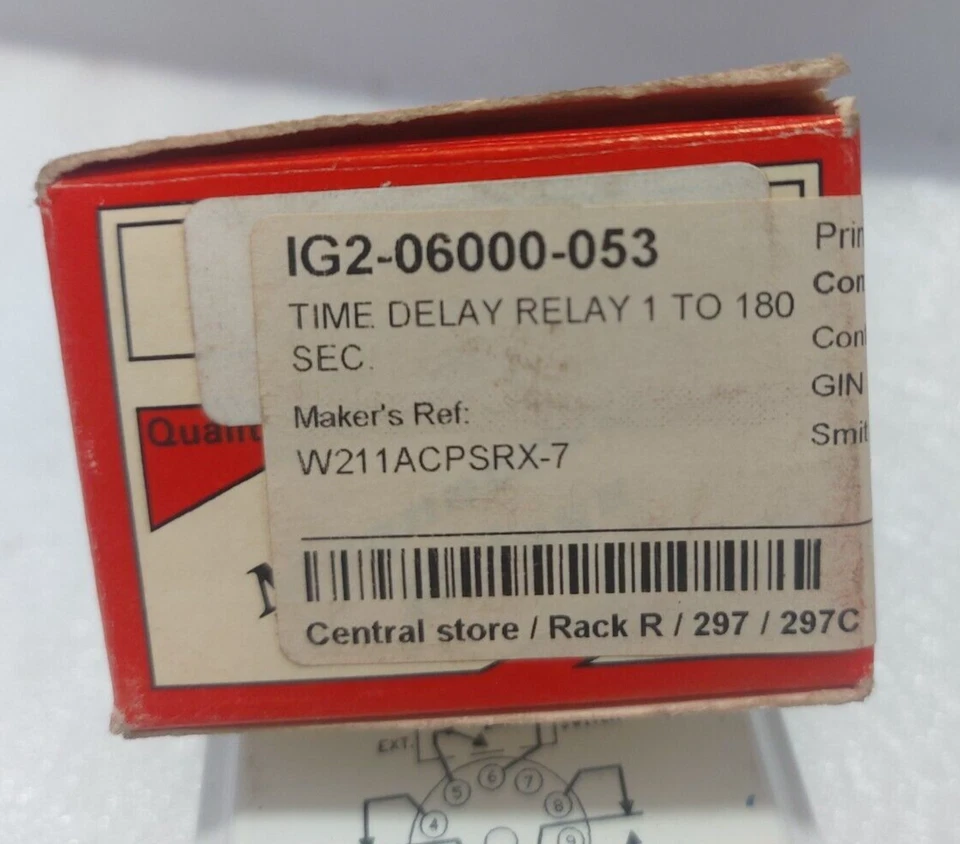 Magnecraft W211ACPSRX-7 Time Delay Relay In.120VAC 50/60Hz On Delay Timing Range - Image 2 of 4