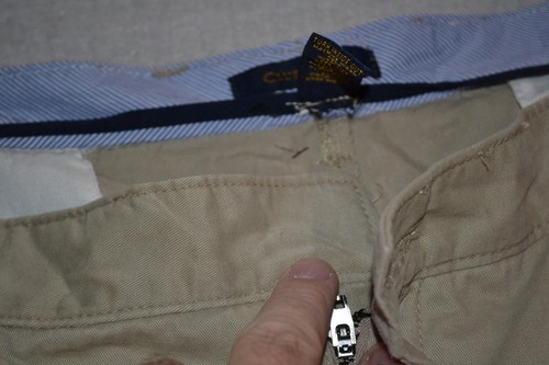 36873 Club Room Shorts Pleated Tan Cotton Size 50 Mens NEW - Picture 6 of 7