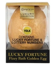 *** Ginger Lily Farms Botanicals Luxury Lucky Fortune Fizzy Bath Golden Egg ***