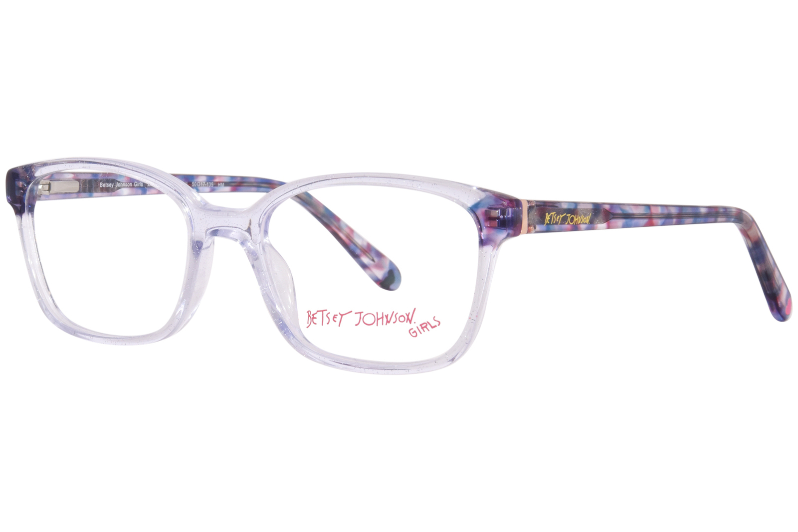Очки Betsey Johnson Empowered Eyeglasses Youth Kids для девочек синего цвета с полной оправой 50 мм 15490₽