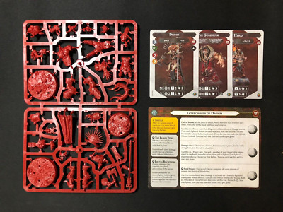 Gorechosen of Dromm + Warscroll/Fighter Cards - Warhammer Underworlds - NOS