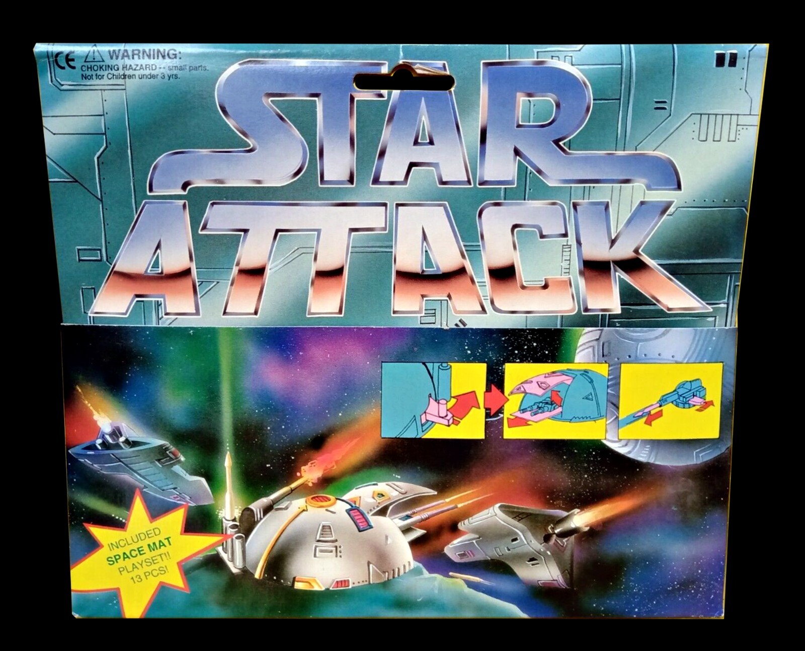 Vintage 1990 Colorforms Aliens Outer Space Men Mini-Figure Boxed ...