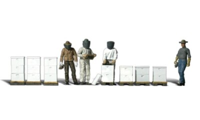 NEW Woodland Scenics Beekeepers HO Train Figures A1897