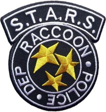 Resident Evil Black Raccoon Police Dept Embroidered Patch