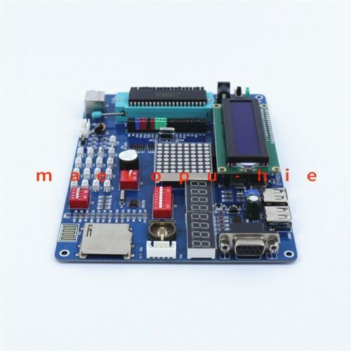 PIC16F877A Microcontroller Development Board PIC Learning Board Pic Downloader - Afbeelding 1 van 4