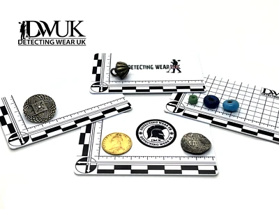 DETECTING WEAR UK NEW Metal detecting PVC Credit Card Size Finds Scale Card. *SEE DESCRIPTION