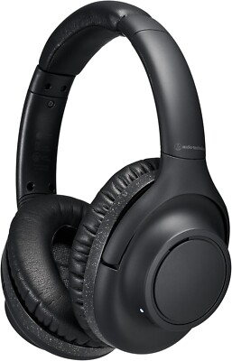 Audio-Technica Wireless Bluetooth Over-Ear Headphones (Black)