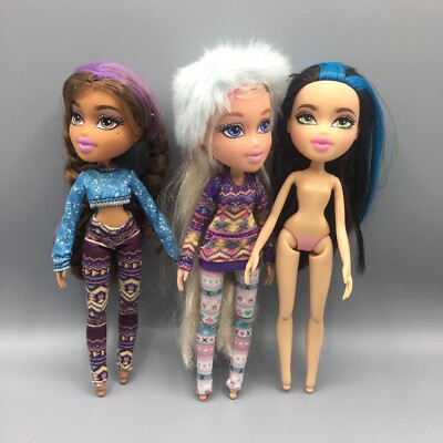Bratz Dolls SnowKissed Chloe Yasmin And Jade 3 Dolls 2015 Winter Outfits