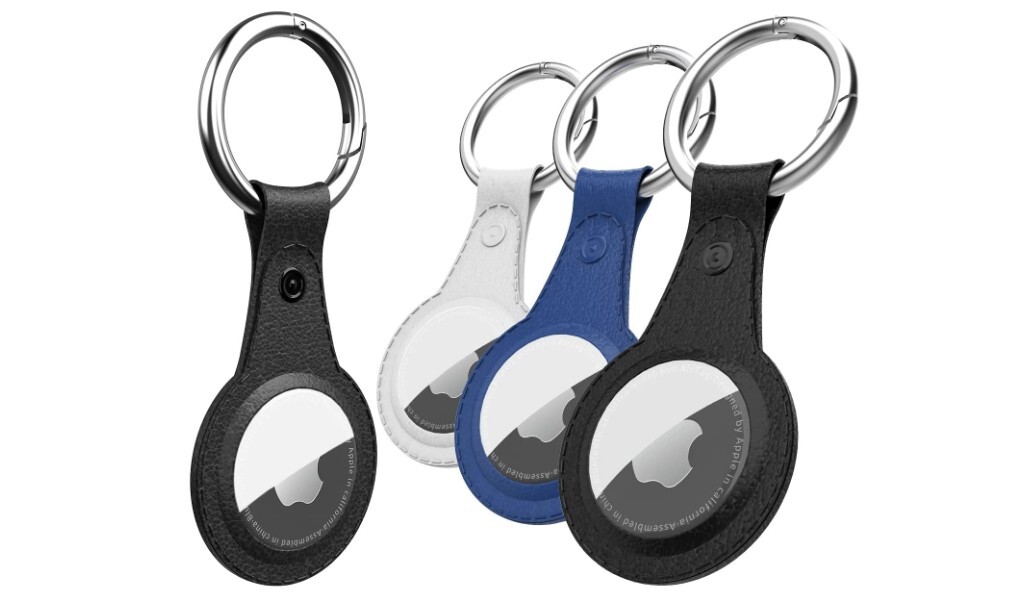 4-Pack Airtag Keychain Holders for Apple AirTags Secure & Stylish