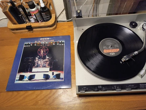 RUSH All The World’s A Stage Vinyl 2LP Gatefold 822 522-1 M-1 Mercury Mastedisk