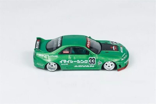 Kaido House X Mini GT 1:64 Nissan Skyline GT-R (R33) IMAI Racing V1 KHMG150-2B - Picture 4 of 6