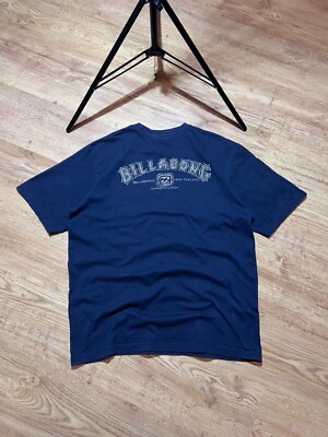 BILLABONG 90sヴィンテージTシャツ Vintage 90s Billabong Surf T-Shirt Big Logo Graphite Gray Men's