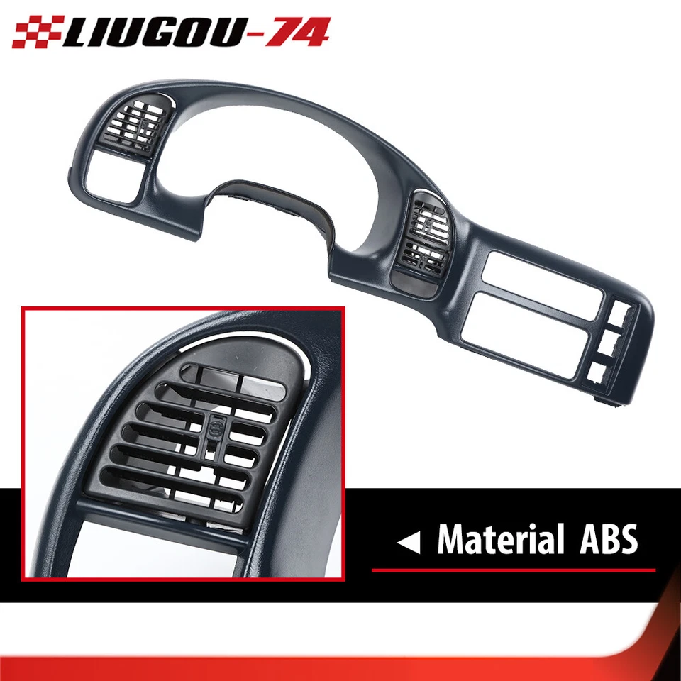 Fit For 1995-2005 Chevrolet Astro Gmc Safari Dash Radio Cluster Trim Bezel Panel Foto 4 de 4