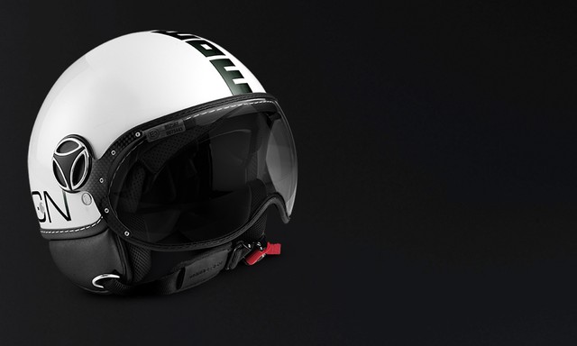 Casque Momo Design FGTR Classic Heritage Jaune Mat Noir - Casque Demi-Jet