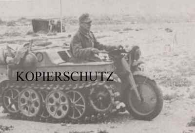 2. WELTKRIEG FOTO KRAFTFAHRZEUGE KLEINES KETTENKRAD HK - 101 (Sd. Kfz. 2)