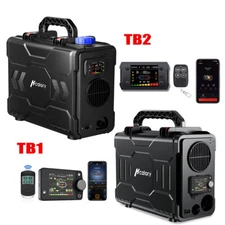 Hcalory 12V Diesel Air Heater W/ bluetooth & 110V AC Adapter For Van Car RV SUV