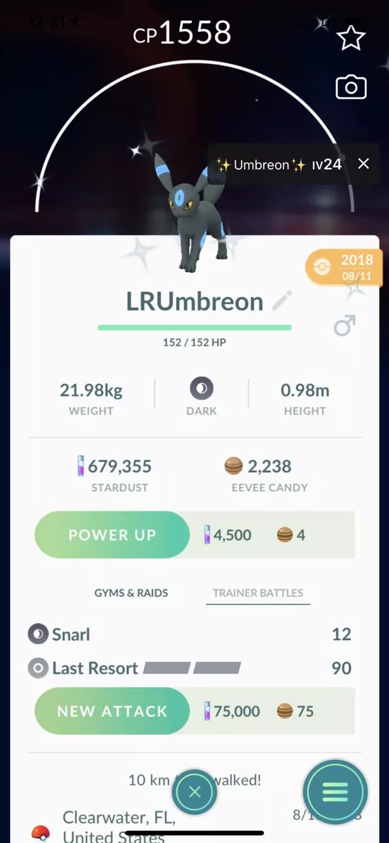 Umbreon (Pokémon) - Pokémon GO