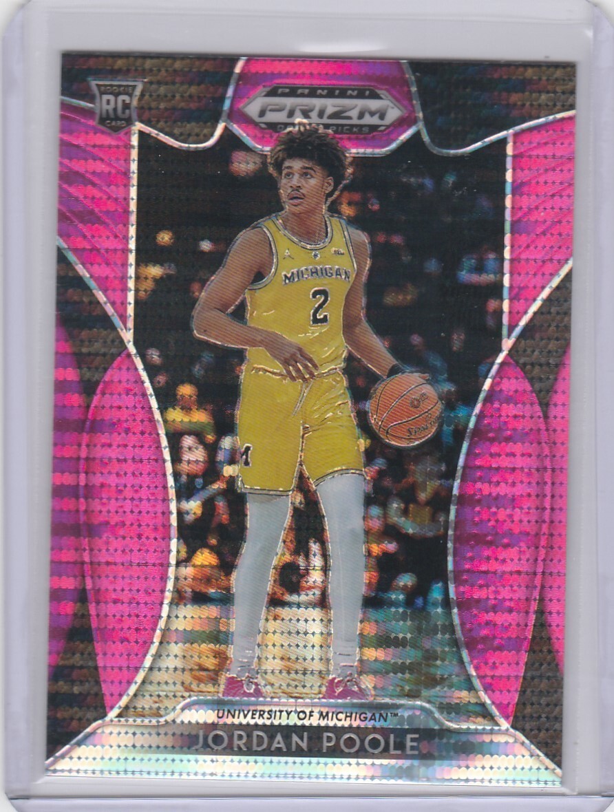 Jordan Poole 2019-20 Panini Prizm FAST BREAK DISCO Prizm RC #28 Wizards