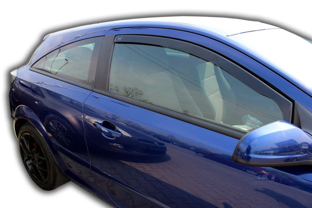TO FIT VAUXHALL ASTRA H mk5 3 Doors 2004 2009 FRONT WIND DEFLECTORS 2pc HEKO
