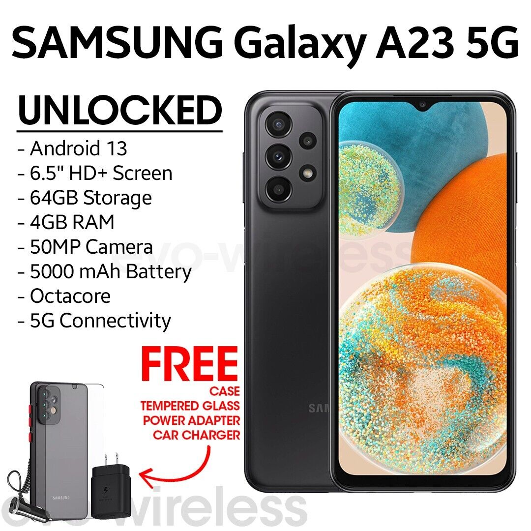 Samsung Galaxy A23 5G - 64GB - Android 13 - UNLOCKED