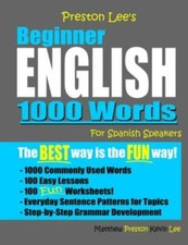 Preston Lee's Beginner English 1000 Words For Spanish Speakers by Preston, Ma...