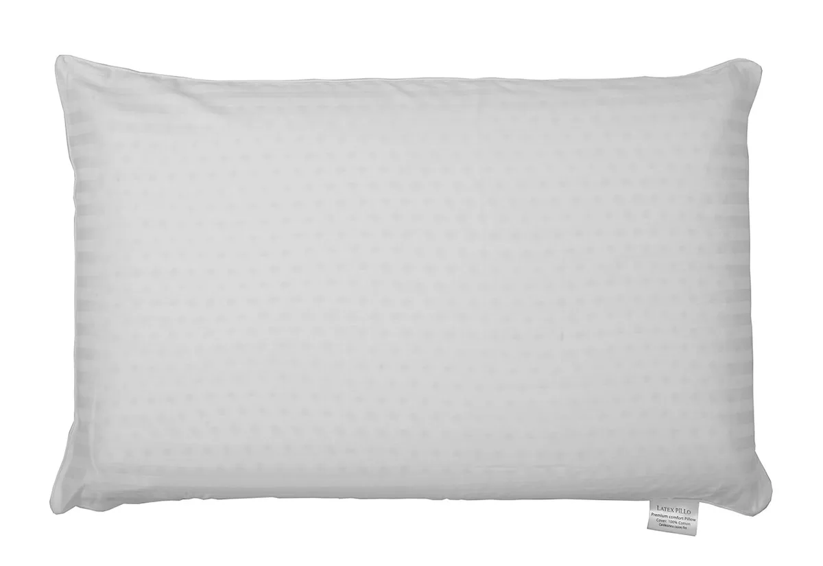 Firm latex top foam pillow