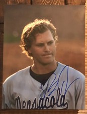 Brandon Dixon SIGNED Pensacola Blue Wahoos 8x10 photo -Detroit Tigers, SD Padres