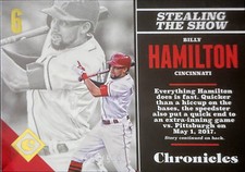 2017 Panini Chronicles Gold SP 584/999 #68 Billy Hamilton Cincinnati Reds