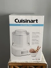 Cuisinart 1.5 Quart Frozen Yogurt Ice Cream Sorbet Maker - White