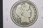 1913 Barber Half Dollar, Very Good